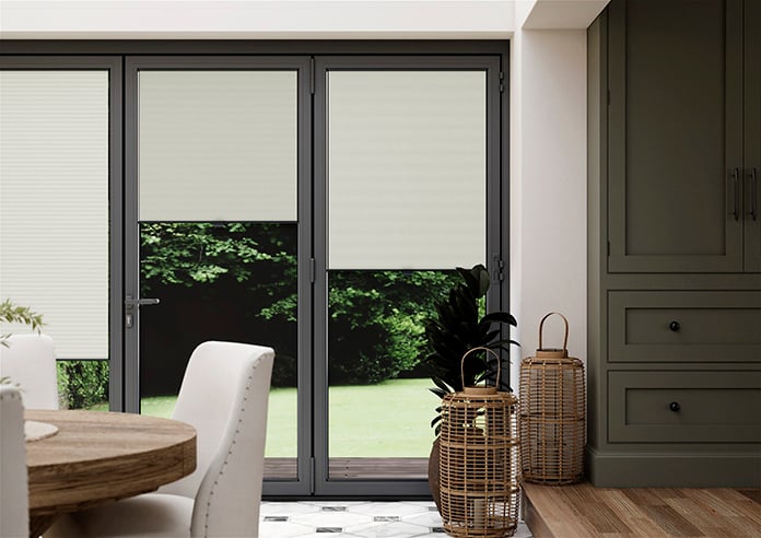 Nocturne (Blackout), Vanilla - Stick Fit Slim Honeycomb Blind - Image 3